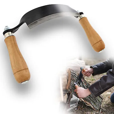Buy Felled | Draw Shave Knife – 5 IN Curved Draw Knife Curved Woodworking Tool • 22.99$