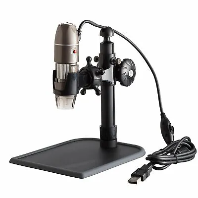 Buy AmScope 5X-500X 2MP Handheld USB Digital Zoom Microscope W LED Illumination • 79.89$