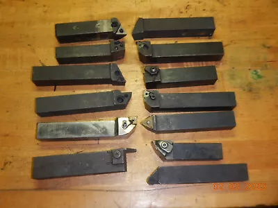 Buy Pile Of Cnc Carbide Insert Metal Lathe Tool Holders Kennametal Carboloy Other • 129.99$