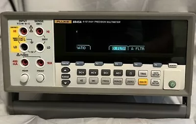 Buy Fluke 8845A 6.5 Digit Precision Multimeter In Great Shape With Cables • 859.95$