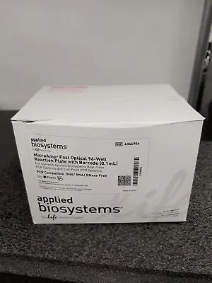 Buy APPLIED Biosystems 4346906 Partial Box 18 MicroAmp Fast Optical 96 Well • 28.81$
