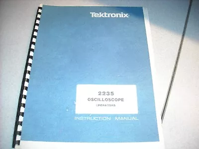 Buy Tektronix 2235 Oscilloscope Operators Instruction Manual • 20.66$