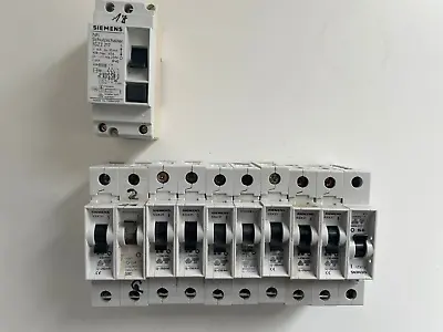 Buy Siemens Circuit Breaker B16/C25 Fault Current Circuit Breaker 16A 11pcs / 731 • 21.52$