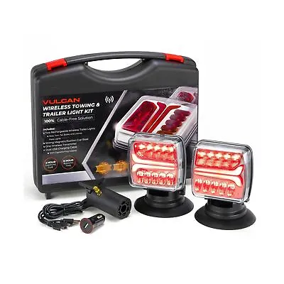 Buy VULCAN Wireless LED Towing And Trailer Light Kit For Trucks, Trailers, RVs, S... • 134.89$