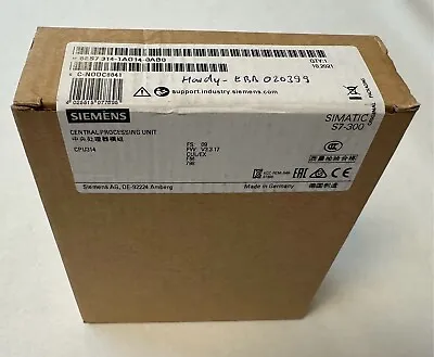 Buy Siemens Simatic S7-300 CPU314 6ES7314-1AG14-0AB0 NIB- • 308.46$