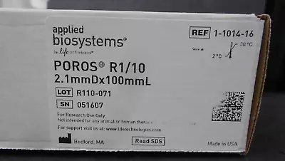 Buy Applied Biosystems By Life Technologies Ref: 1-1014-16 Poros® R1/10 2.1mmDx100mm • 799.99$