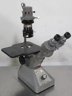 Buy T181224 Olympus CK Inverted Phase Contrast Microscope W/ 3 Objectives, CK10X Eye • 200$