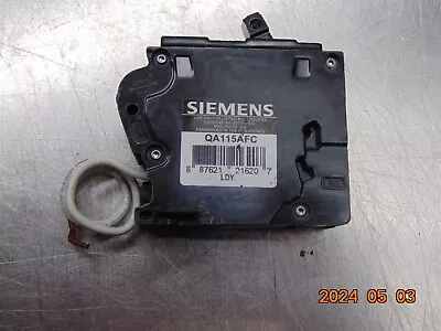 Buy 1 Siemens Qa115afc Cirquit Breaker Type Cafci 15 Amp • 22.50$