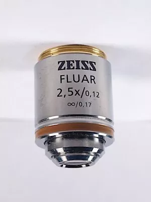Buy Zeiss FLUAR 2.5x M27 Thread Infinity Microscope Objective • 799.99$