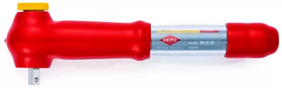 Buy Knipex 98 33 25, 11 1/4  Reversible Torque Wrench, 3/8  Drive-1000V Insulated • 512.96$