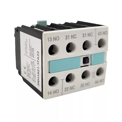 Buy Replace Siemens 3RH1921-1FA22 4p Front Mount Auxiliary Contactor Block 2NO/2NC • 22.99$
