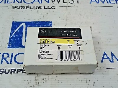 Buy NEW  GE THQL1115AF 15 Amp 1 Pole 120V Arc-Fault Circuit Breaker • 70.99$