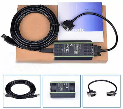 Buy New PLC Cable For Siemens S7 200/300/400 6ES7 972-0CB20-0XA0 USB-MPI+ PC USB-PPI • 29.98$
