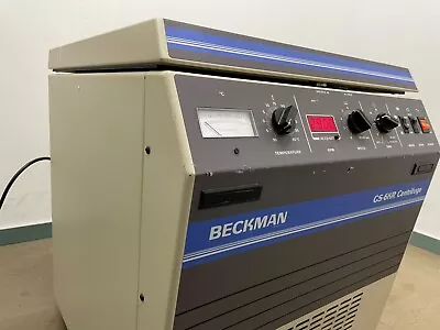 Buy Working/Warranty-- Beckman Coulter GS-6KR Refrigerated Centrifuge -10C To +40C • 1,250$