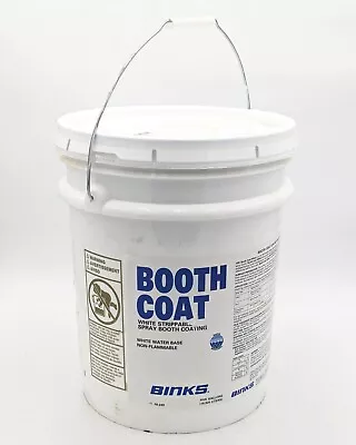 Buy Binks 29-249 Spray Booth Coating, White Latex, 5 Gallon • 349.95$