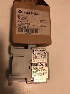 Buy Allen Bradley Contactor; 3 Pole. New 100-C09C10 Ser A • 49.95$