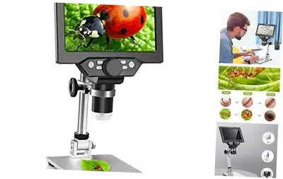 Buy 7  LCD Digital Microscope  1200X Maginfication 1080P Coin Microscope With  • 137.91$
