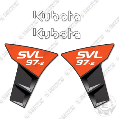 Buy Kubota SVL 97-2 Decal Kit Skid Steer Replacement Decals Kubota - 7 YR 3M Vinyl! • 159.95$