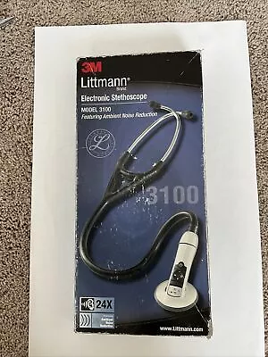 Buy 3M Littmann Model 3100 Electronic Stethoscope For Parts Or Repair Please Read • 19.99$