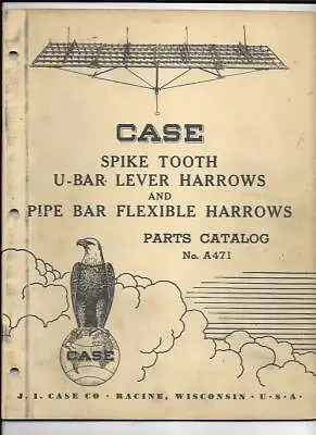 Buy Case Spike Tooth U-Bar Lever Harrows & Pipe Bar Flexible Harrows Parts Catalog • 9$
