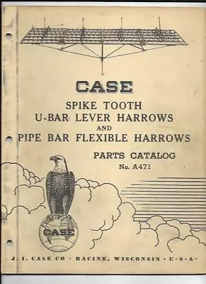 Buy Case Spike Tooth U-Bar Lever Harrows & Pipe Bar Flexible Harrows Parts Catalog • 11.25$