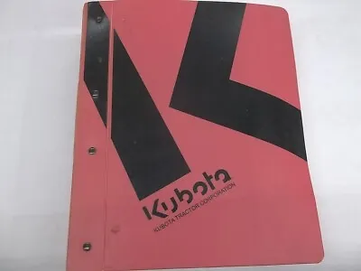 Buy Workshop Manual For Kubota K008-3 U10-3 K0083 U103 Excavators • 85$
