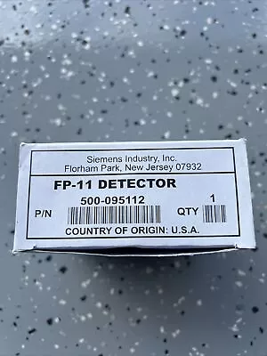 Buy Siemens FP-11 Smoke Detector New In Box 500-095112 • 199.99$
