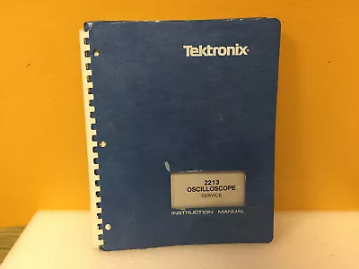 Buy Tektronix 070-3827-00 2213 Oscilloscope Service Instruction Manual • 42.49$