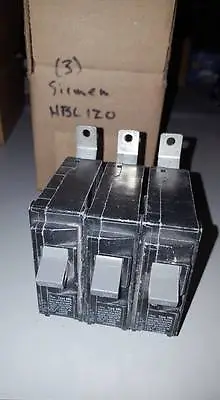 Buy Box Of 3 Siemens Hbl120 Circuit Breakers   W71 • 85$