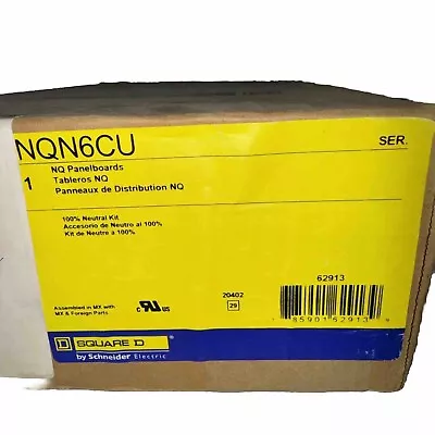 Buy New NQN6CU NQ Panelboards Neutral Kit 100% Brand New In Box • 100$