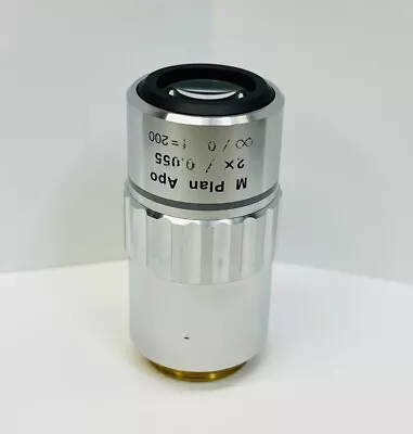Buy Mitutoyo M Plan Apo 2X0.055 Microscope Objective Lens 200mm (Spotless Optics) • 289$
