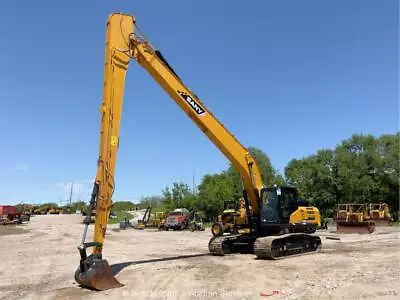 Buy 2021 Sany SY265C Long Reach Hydraulic Excavator Trackhoe A/C Cab Aux Hyd Bidadoo • 155,000$