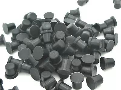 Buy 6mm  Rubber Hole Plugs  Push In Stem Bumper   Silicone  25 Per Package • 14.50$