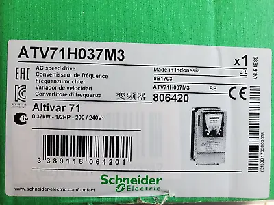 Buy 1PC Of Schneider Electric Altivar ATV71H037M3 - Brand New • 850$