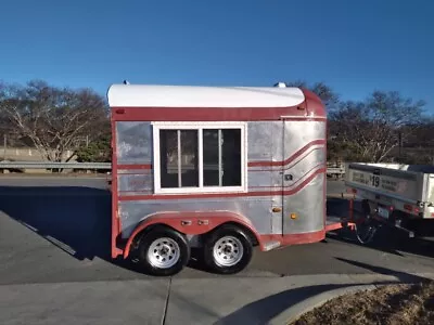 Buy No Reserve- Vintage 1987 All Aluminum Trailer, Perfect For Mobile Bar, Coffee • 4,950$