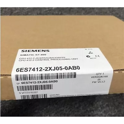 Buy New Siemens 6ES7412-2XJ05-0AB0 6ES7 412-2XJ05-0AB0 S7-200 Analog I/O SM AM06 • 673.28$