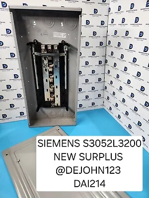 Buy Siemens S3052l3200 Main Lug, 30 Spaces, 200a, 3-phase, New Surplus • 210$