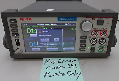 Buy Keithley 2450 System Source Meter/SourceMeter 200V, 1A - Error -241 - Parts Only • 2,499.95$