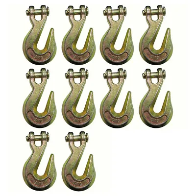 Buy 10 3/8  Clevis Grab Hooks For Wrecker Tow Chain Flatbed Trailer Tie Down • 42.89$