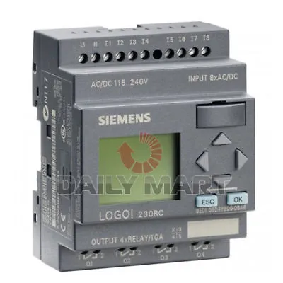Buy NEW Siemens LOGO! 230RC 6ED1 052-1FB00-0BA6 LCD Logic Module 230V, FREE SHIPPING • 258.99$