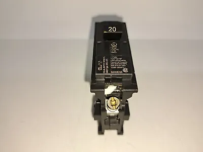 Buy Siemens Ite Q120 1 Pole 20 Amp 120 Volt Plug In Circuit Breaker New • 7.95$