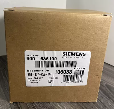 Buy New 2022 Siemens SET-177-CW-WP Fire Alarm Strobe Speaker PN 500-636190 - USA • 119.99$