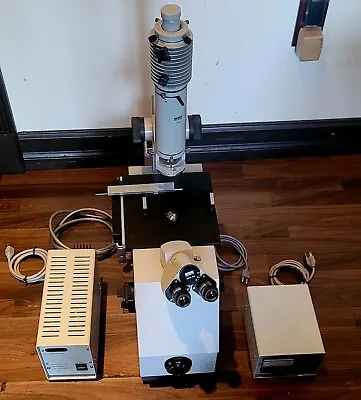 Buy Zeiss IM35  Fluorescence Phase Contrast Inverted Microscope W/ Power Supply • 1,395$