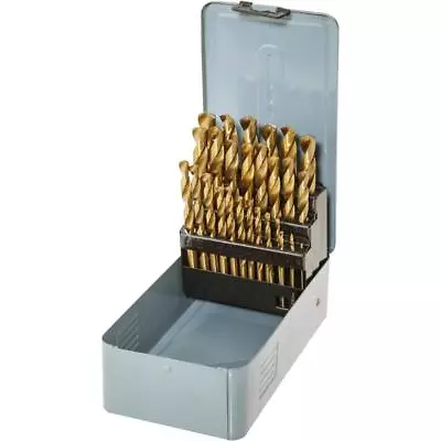 Buy Grizzly G3656 TiN Coated Drill Bit Set, 29 Pc. • 49.95$