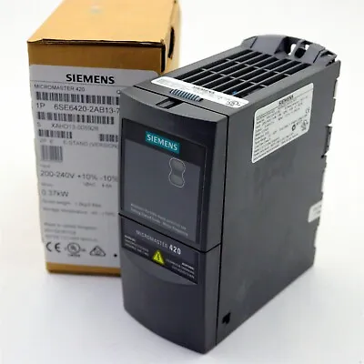 Buy Siemens Micromaster 420 Servo Drive 6se6420-2ab13-7aa1 • 279.95$