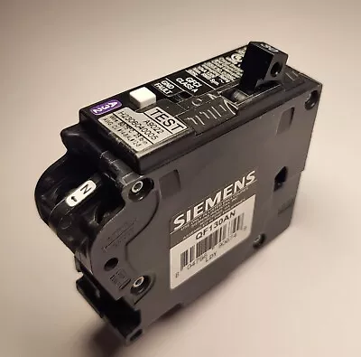 Buy New Circuit Breaker Siemens QF130AN  30 Amp 1 Pole 120V GFCI Plug On Neutral • 45$