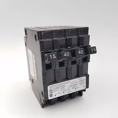 Buy Siemens Q21540CT 4 Pole Circuit Breaker 15A And 40A 120V / 240V AC • 40$