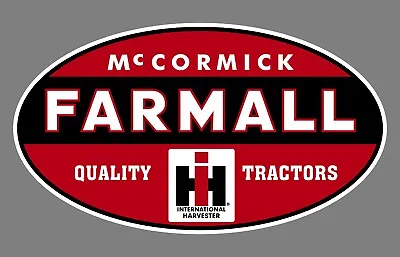 Buy Farmall International Harvester Quality Tractor Vintage  Emblem Sticker Decal • 13$