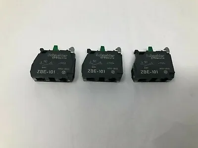 Buy Square D Schneider Electric ZBE-101 Contact Block 10A 600V Lot Of 3 • 15.56$
