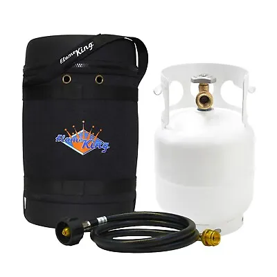 Buy Insulated Protective Carry Case, 5LB Propane Tank And Adapter Hose For Outdoors • 114.95$